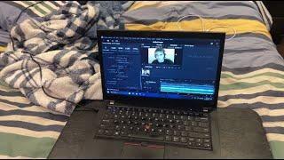Rendering on DaVinci Resolve 20 on my Lenovo ThinkPad T480s