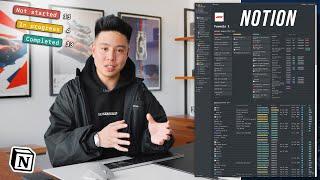 My Productivity Business Workflow - Notion Setup!