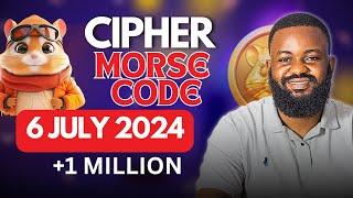 Hamster Kombat daily cipher Morse code || 06/07/2024