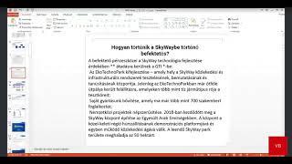 Hungary. Webinar 12.03.2021. Presentation of the technology.