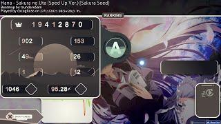 osu 7 STARS FC CHOKE X1046 combo SAKURA NO UTA