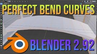 How to Bend Perfect Curves ~ Blender 2.92 Simple Deform Modifier Tutorial