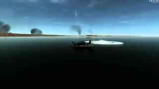Il-2 BOS FW-190 Landing on water