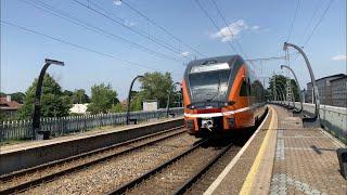 Stadler Flirts 1407 EMU and 2236+2305 DMUS at Tondi Station