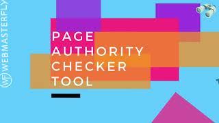 Free Bulk Page Authority Checker Tool - Webmasterfly