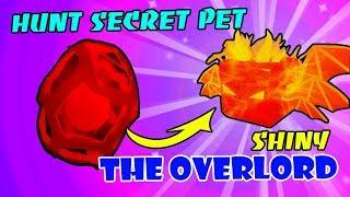 OPEN 1000+ EGGS HUNT SHINY STRONGEST SECRET PET *THE OVERLORD* BUBBLE GUM SIMULATOR (Roblox)