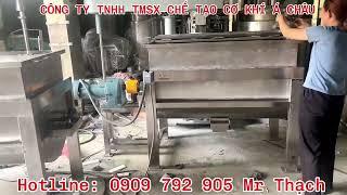 Máy trộn bột nằm ngang 200kg call 090 9792 905 Mr Thạch