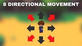 My Approach to 8-Directional Movement in a 2D Top-Down Game