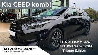 Kia CEED kombi [1.5 T-GDI 140KM 7DCT] nowa LIMITOWANA wersja TRIBUTE Edition w kolorze Black Pearl