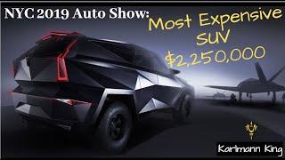 2019 NYC Auto Show-Part 3: Karlmann King-Most EXPENSIVE SUV in WORLD