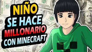 NIÑO se hizo MILLONARIO gracias a MINECRAFT