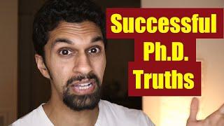 2 Unspoken Truths for a Successful PhD