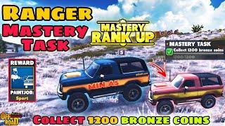 Off The Road Ranger "Collect 1200 Bronze Coins" Mastery Task|| Otr V1.15 Ranger Mastery Task Trick