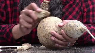Cleaning the Gourd - Old Style Lenape