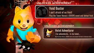 I GOT ROBLOX DOORS VOID BUSTER SECRET BADGE!