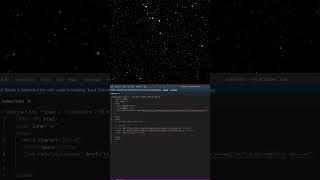 Space background Coding using three.js particle | JavaScript | CSS