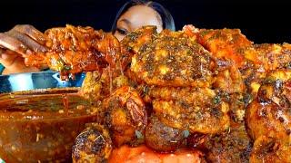 KING CRAB SEAFOOD BOIL MUKBANG | DESHELLED | SEAFOOD BOIL MUKBANG | Seafood| Mukbang