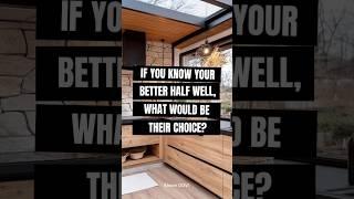 If You Know Your Better Half Well, What Would Be Their Choice? #kitchendecor #kitchendesign #home