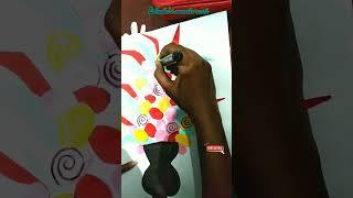 paper flower vase#shorts #viral