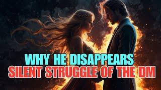 Why He Disappears on the Twin Flame Journey: The Divine Masculine’s Silent Struggle