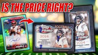 IS THE PRICE RIGHT? | 2024 Topps Chrome Football Hobby & Delight Review