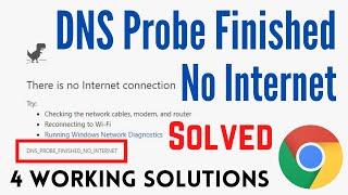 How To Fix DNS Probe Finished No Internet Error In Google Chrome (Easily & Quickly)