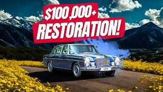 This Client SPARED NO EXPENSE Restoring This Vintage Mercedes!