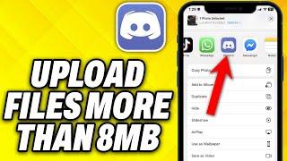 How To Upload Files More Than 8MB On Discord (2024)