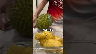 Worlds stinkiest fruit Durian. What does vomit flavoured custard taste like ?