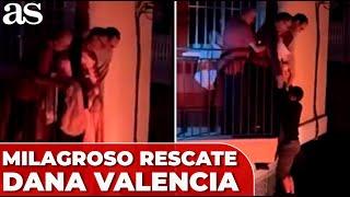 MILAGROSO RESCATE en la DANA VALENCIA ¡EL PUEBLO SALVANDO AL PUEBLO!