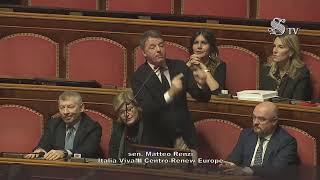 Renzi - Intervento in Senato (28.12.24)