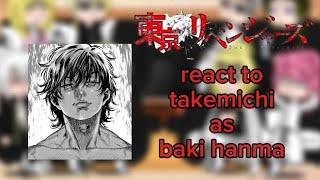 Tokyo revengers | react to | takemichi as •| Baki hanma |• part 1/?? ️‍️‍ |/ | au |