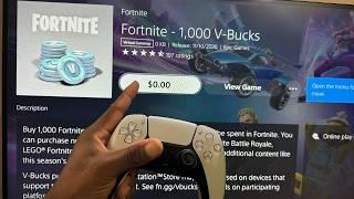 How To Get Free V-Bucks on PS5: Easy Steps to Get Skins on Fortnite!