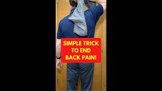 How to Fix Upper Back Pain in Seconds #Shorts