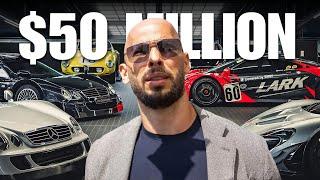 Andrew Tate Shows Off Insane $50 Million Car Collection ( Full Garage Tour)