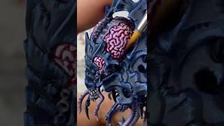 Neurotyrant painting process for my Tyranid army! #warhammer40k #warhammer #40k #miniaturepainting