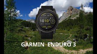 Garmin Enduro 3 unboxing + quick setup  + menu