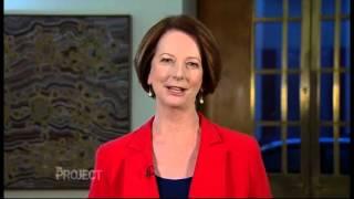 The Campaign - Will Ferrell Interviews Julia Gillard on The Project