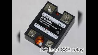 DC load ssr relay, DC output solid state relay, DC to DC SSR relays