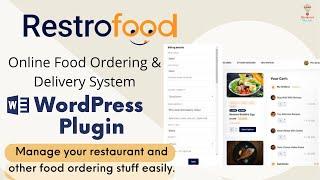 Restrofood : Online Food Ordering & Delivery System WordPress plugin | Online Food Ordering System