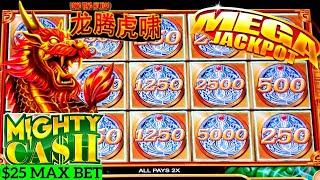 High Limit Mighty Cash Slot MASSIVE HANDPAY JACKPOT ! Tons Of BONUSES! Full Screen Handpay Jackpot