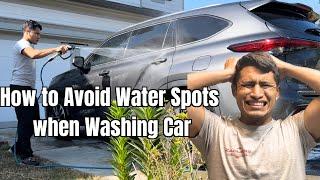 How to Avoid Water Spots when Washing Car - Izaguirre Mobile Detailing