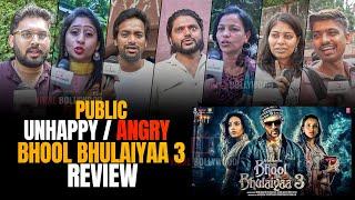 Bhool Bhulaiyaa 3 | Public UNHAPPY / ANGRY Review | Kartik Aaryan, Madhuri, Vidya