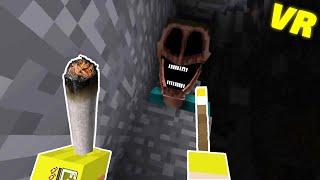 Getting Stoned in VR Horror Minecraft