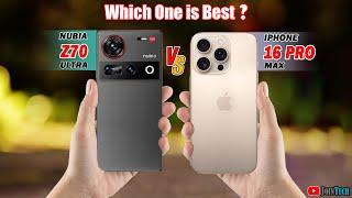  Duel High Tech!! Nubia Z70 Ultra Vs iPhone 16 Pro Max Off in a Smartphone Showdown!