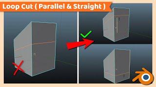 How to Loop Cut Parallel with Edge | Blender Tutorial