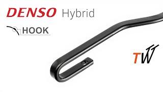 Denso Hybrid DUR - Hook 9x3 & Hook 9x4 wiper blade installation