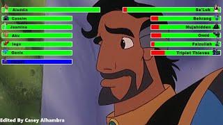 Aladdin and the King of Thieves (1996) Final Battle with healthbars 1/2