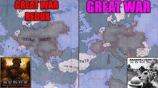 Great War RX & Great War Mod - Hoi4 Double Timelapse