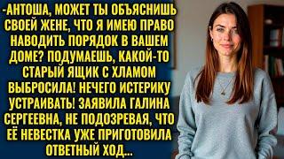 Свекровь выбросила вещи невестки, но тот сюрприз, что её ждал, перевернул всё с ног на голову...